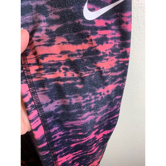Nike Pro Dri-fit Ankle Length Athletic Leggings Womens Size XS Purple K7 - Picture 3 of 6